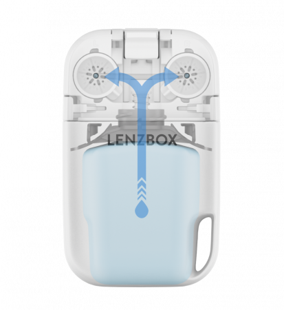 Recipient păstrare lentile de contact, LENZBOX [1]