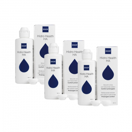 Pachete întreținere lentile moi - Hidro Health HA Pachet 3x360 ml