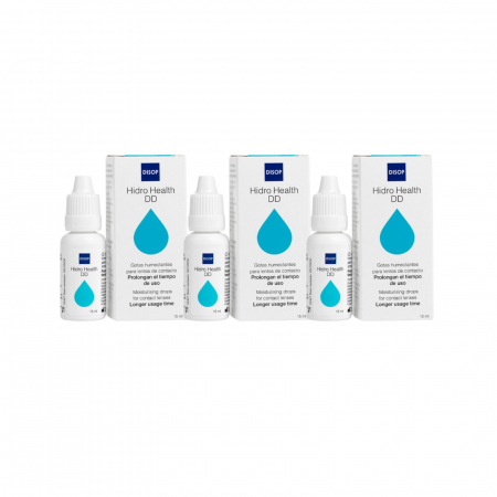Pachete întreținere lentile moi - Hidro Health DD 3x 15 ml