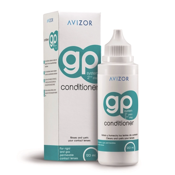Soluții lentile dure - Solutie intretinere lentile de contact, GP Conditioner, 120 ml