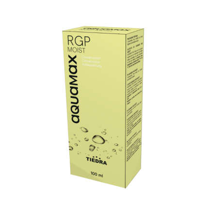 Soluții lentile dure - Solutie intretinere lentile de contact dure, Aquamax RGP Moist, 100 ml