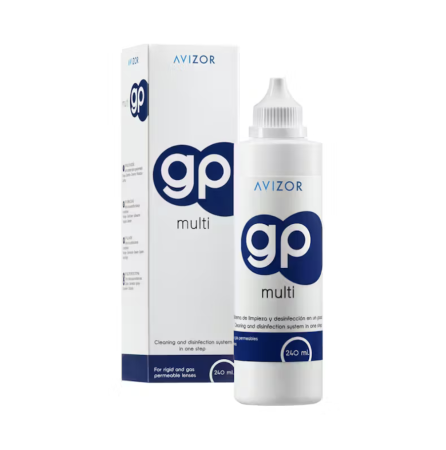 Soluții lentile dure - Solutie intretinere lentile de contact, GP Multi, 240 ml