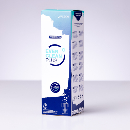 Peroxidos kontaktlencse-ápoló oldat, aEverclean Plus, 225 ml [1]