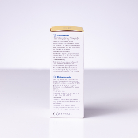 Solutie intretinere lentile de contact pe baza de Peroxid, Hidro Health H2O2, 60 ml [2]