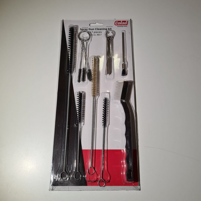 Ace curatat, Colad 8817, curatat si intretinere pistol de vopsit, pachet 17 piese [3]