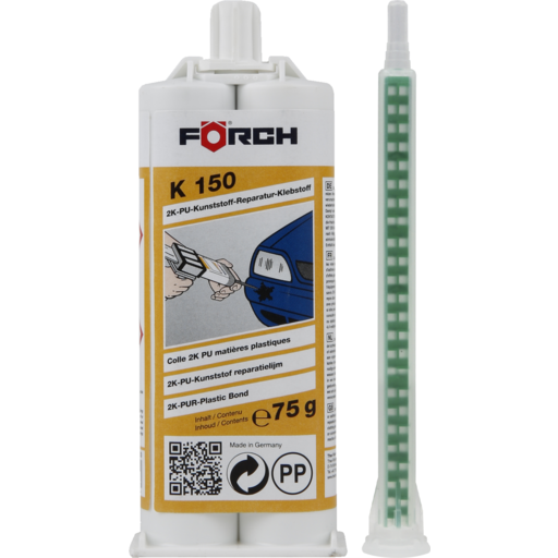 Adeziv bicomponent, Forch K150, 2K PU pentru plastic, cantitate 75 grame [1]