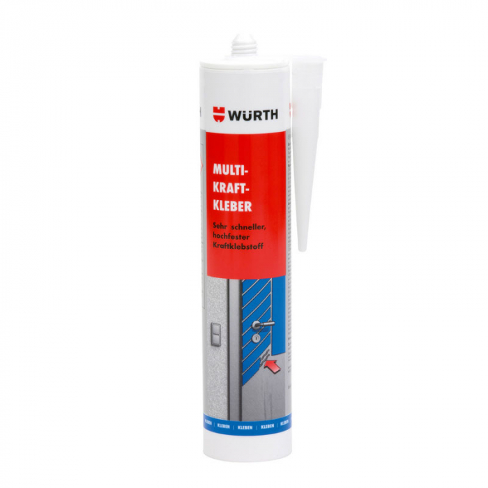 Adeziv universal, Wurth Multikraft Kleber, foarte puternic, bej, gramaj 310 ml [1]