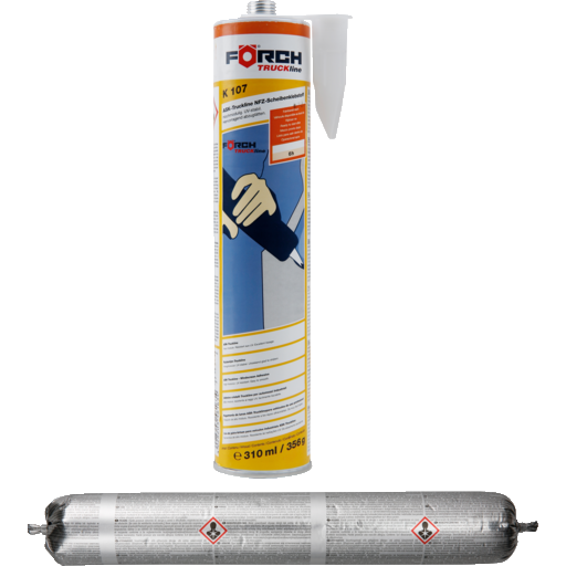 Adeziv lipit parbriz, Forch K107 TruckLine, adeziv monocomponent, timp uscare 6 ore, cantitate 310 / 600 ml [1]