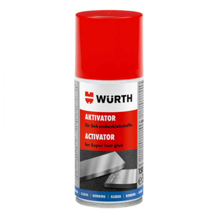 Activator, Wurth 893 301 20, pentru adeziv cianacrilat, gramaj 150 ml [1]