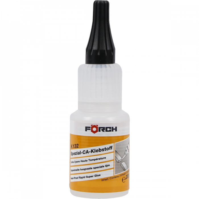Adeziv super rapid, Forch K132, monocomponent pentru diferite materiale, cantitate 20 g [1]