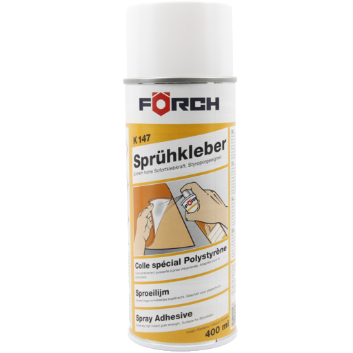 Adeziv spray pentru caroserie ,FORCH K147, pentru lipit plafoane, hartie, sticla, piele etc., gramaj 400 ml [1]