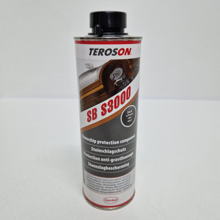 Insonorizant pistol, Teroson® SB S3000, structurat cu PVC, negru, revopsibil, cantitate 1 litru [2]