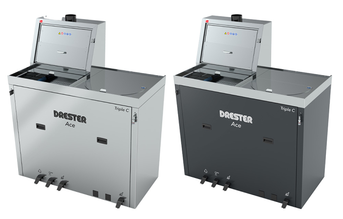 Aparat curatat pistolae de vopsit, Drester Ace Triple, functioneaza cu solvent / aqua [2]