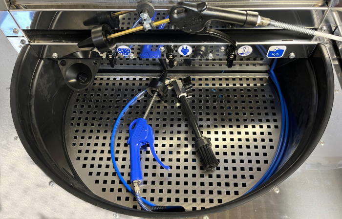Aparat curatat pistolae de vopsit, Drester Ace Triple, functioneaza cu solvent / aqua [5]