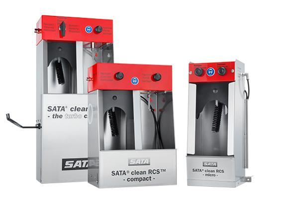 Aparat curatat pistolae de vopsit, SATA clean RCS, functioneaza cu solvent [2]