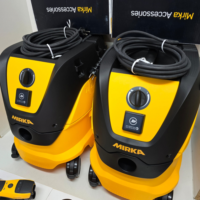 Aspirator profesional mobil, Mirka Dust Extractor 1230L cu auto curatare, alimentare 230V, capacitate 30 litri [4]