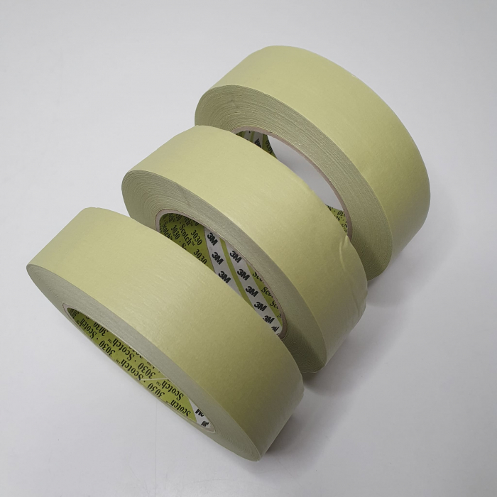 Banda mascare hartie 3M 3030 Scotch®, rezista pana la 100 °C, culoare verde, lungime 50 metri [2]