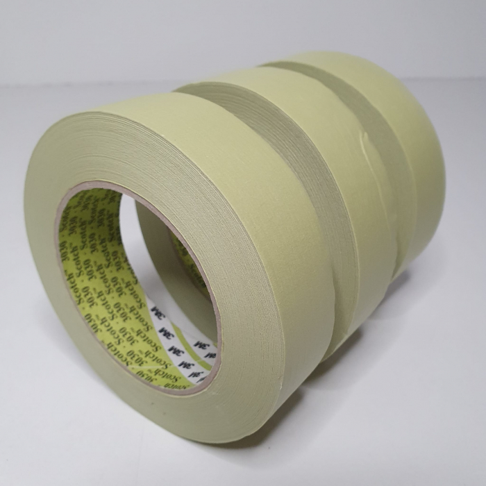 Banda mascare hartie 3M 3030 Scotch®, rezista pana la 100 °C, culoare verde, lungime 50 metri [4]