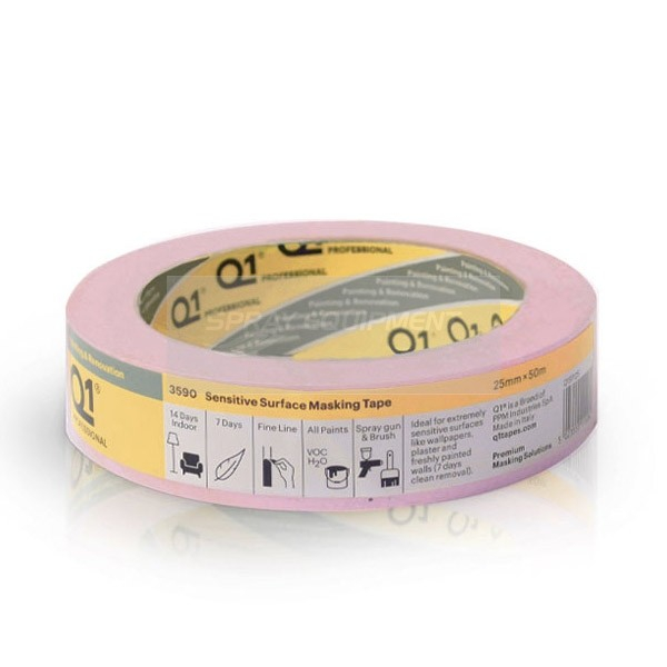 Banda mascare, Q1® Ivory, culoare ivory, dimensiune 36 mm x 45 metri [1]