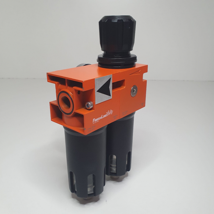 Baterie filtrare aer, DeVilbiss FLRC-1, filtrare aer cu regulator, baterie 2 filtre, pana la 0.01 microni [4]