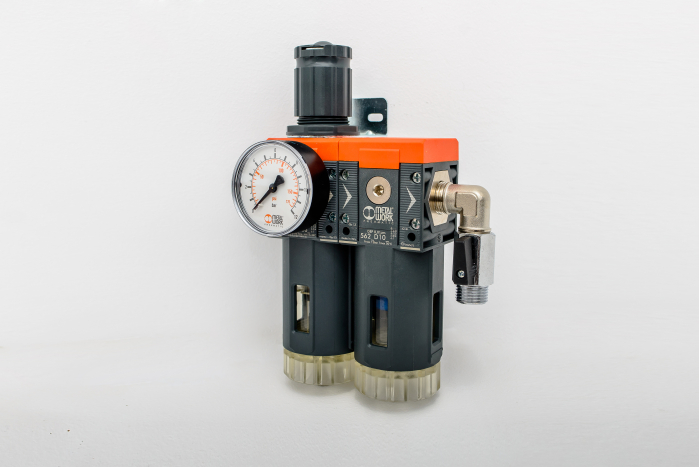 Baterie filtrare aer comprimat, MW B200, filtrare aer vopsitorie cu regulator, baterie 2 filtre, pana la 0.01 microni, debit 620 l/min [5]