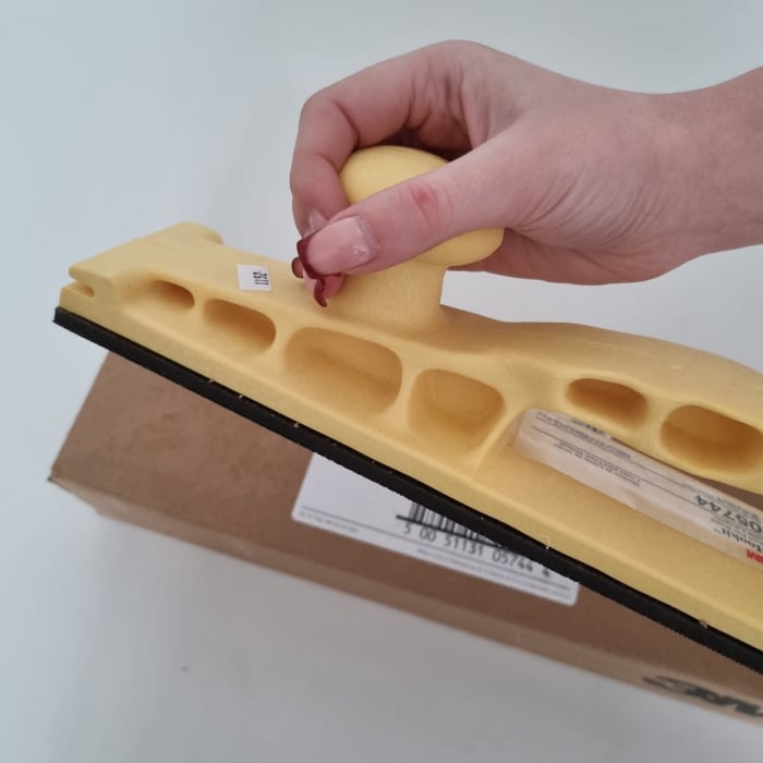 Bloc de slefuit manual, 3M™ 5744 Hookit, fara aspirare, lungime 70mm x 406mm [4]
