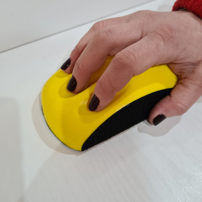 Bloc de slefuit manual, Starchem YSB-1, velcro fara aspirare, diametru Ø150mm [3]