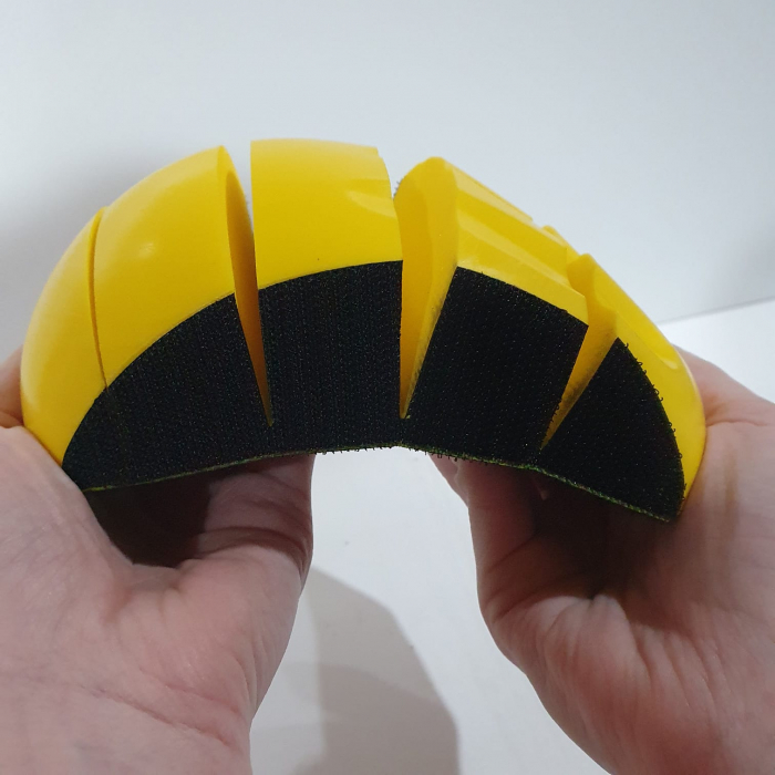 Bloc de slefuit manual, Starchem YSB-FLEX, velcro fara aspirare, diametru Ø150mm [3]