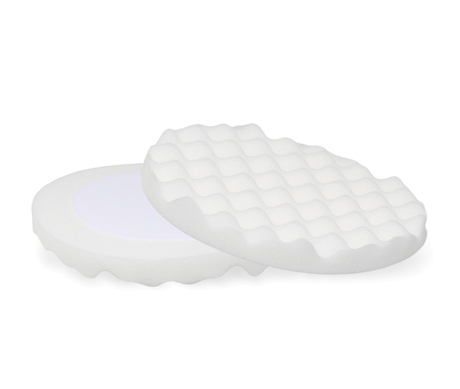 Burete polisat valurit, Soll SPD-210, diamentru Ø 210 mm, grosime 25 mm, montare pe masina cu velcro, diferite culori [1]