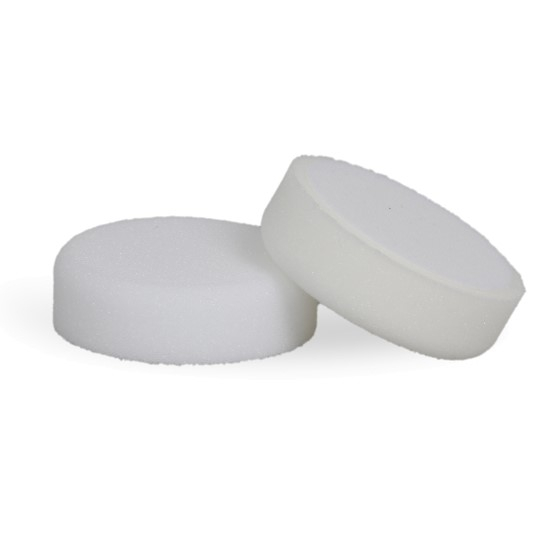 Burete polisat, Soll SPD-75VH, diamentru Ø 80 mm, grosime 25 mm, montare pe masina cu velcro, culoare alb [1]
