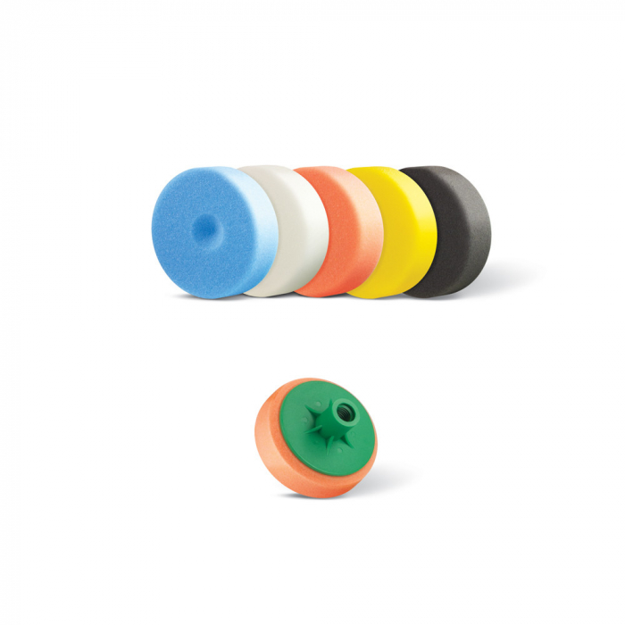 Burete polish, Boll PRBL-30105-9, montare pe masina cu M14, diametru 80 mm, diferite duritati si culori [1]