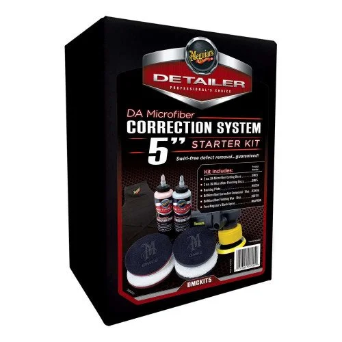 Kit pentru polish, Meguiar's DMCKIT5 DA Microfiber Correction System 5", diametru 125 mm [1]
