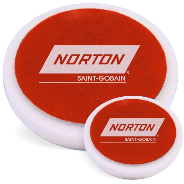 Burete polish, Norton 63642537215, diamentru 75 mm, montare pe masina cu reductor [1]