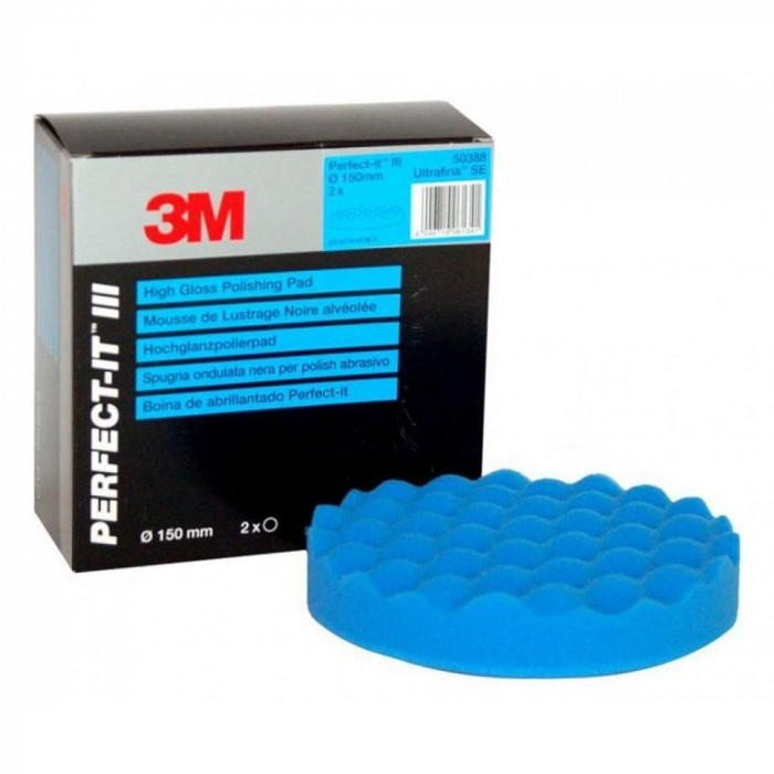 Burete valurit, 3M™ Perfect-It™ Ultrafine Polishing Pad, diametru 150 mm [5]