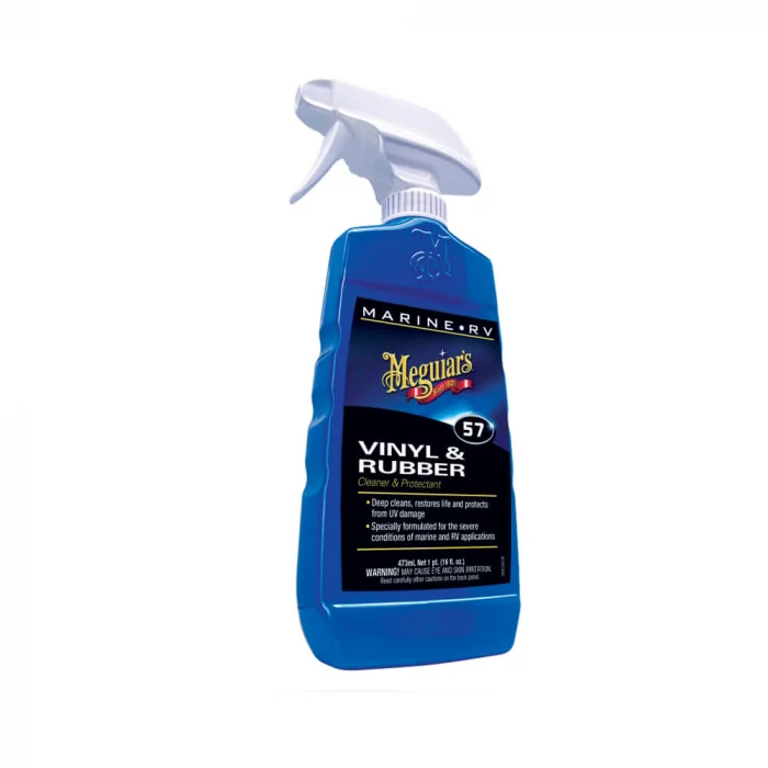 Solutie curatare, Meguiar's Marine RV Vinyl and Rubber Cleaner and Protectant M57, dressing pentru vinilin si cauciuc ambarcatiuni si rulote, gramaj 473 ml [1]