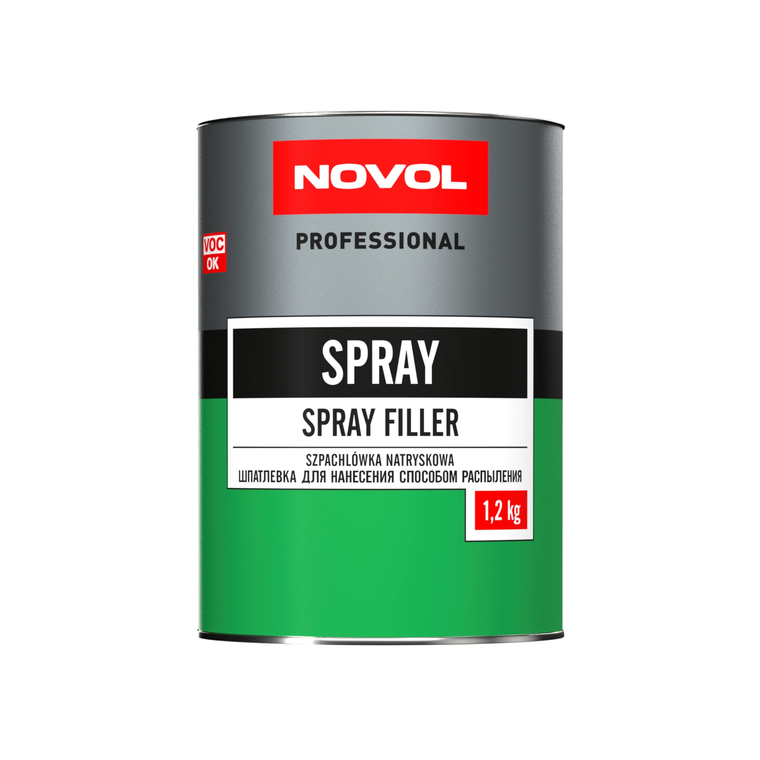 Chit pistolabil, Novol Professional Spray, contine diluant 880, cantitate 1.2 kg [1]
