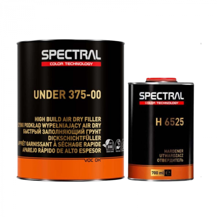 Primer / Filler, Novol Spectral Under 375–00, culoare alb / gri / negru gramaj 2.8 litri filler + 0.7 litri intaritor [1]