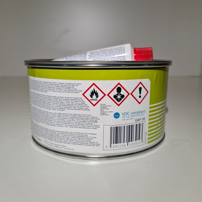 Chit poliester Finixa GAPOL - GAP 00, culoare neagra, gramaj 2 kg, contine intaritor [4]