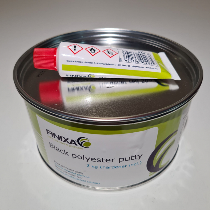 Chit poliester Finixa GAPOL - GAP 00, culoare neagra, gramaj 2 kg, contine intaritor [5]