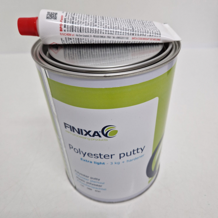 Chit poliester universal extra-light, Finixa GAP 33, de finisare, culoare verde, gramaj 3 kg, contine intaritor [5]