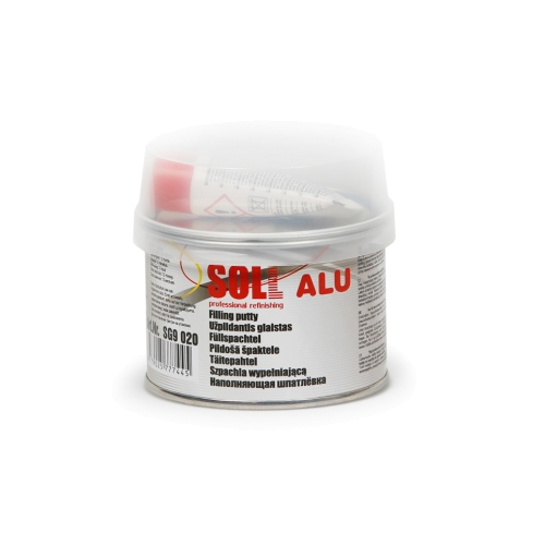 Chit poliesteric aluminiu, Soll ALU, contine intaritor, diferite cantitati [1]