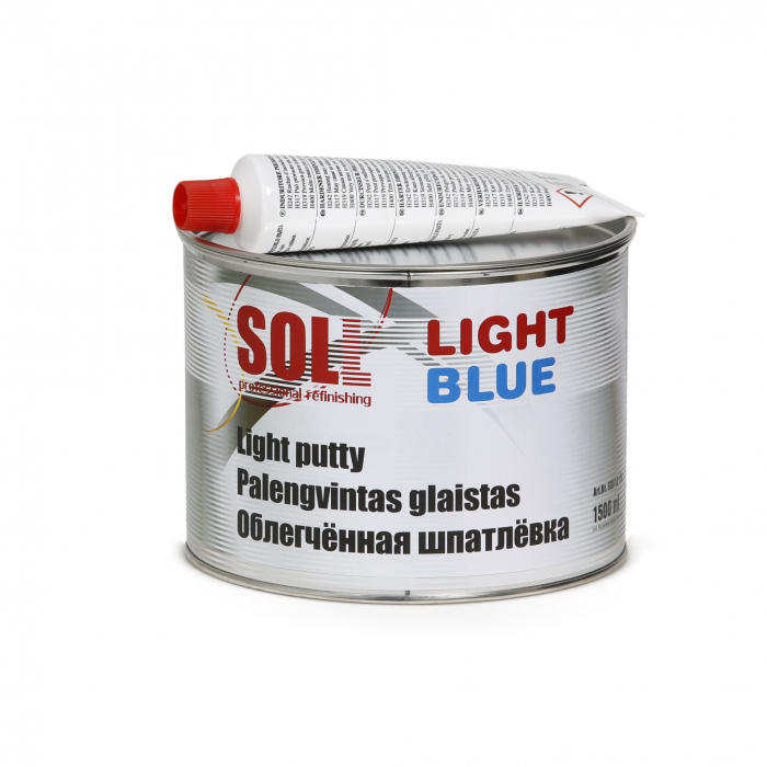 Chit poliesteric light, Soll Light BLUE, contine intaritor, diferite cantitati [1]