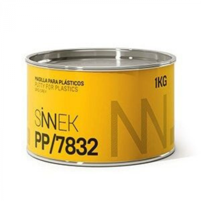 Chit poliesteric pentru plastic, Sinnek PP7832, culoare gri, contine intaritor, cantitate 1 kg [1]