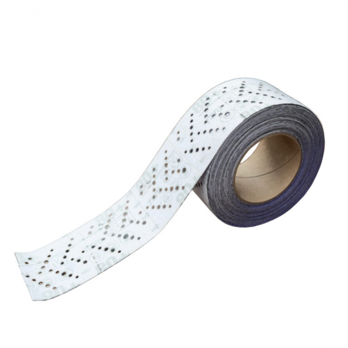 Rola hartie abraziva slefuit velcro, 3M Cubitron II 737U, Multihole, duritate P80 - P120, diamensiune 70 mm x 12 metri [1]