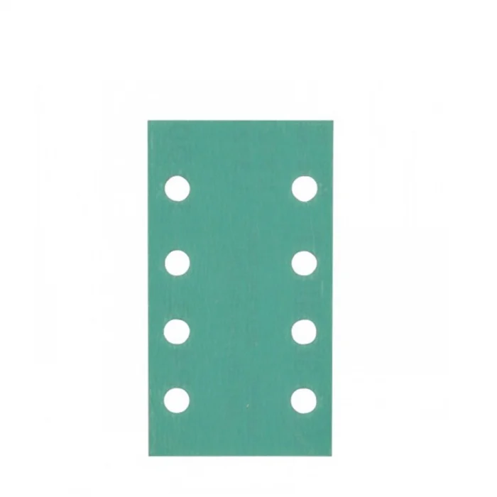 Coala abraziva, Sunmight ALeX, cu film velcro, verde, 14 gauri, dimensiune 70 x 420 mm [2]