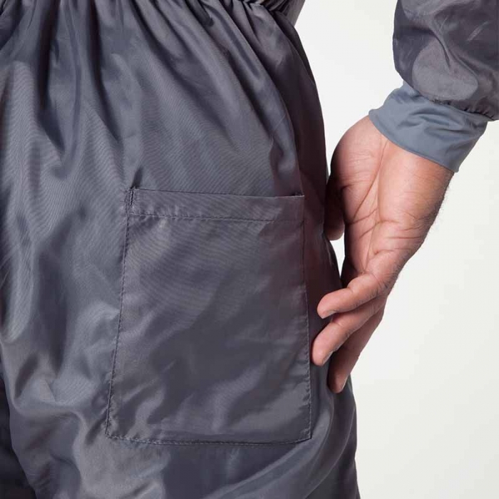 Combinezon protectie reutilizabil, Colad 5200xx BodyGuard® Premium comfort, culoare gri, cu gluga, material antistatic [8]