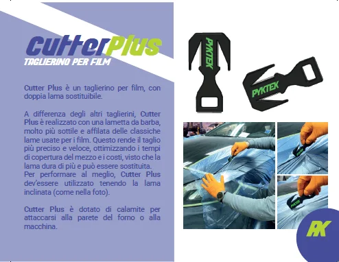 Cutter folie, 4CR 1199, lama rezistenta, culoare alb / negru [4]