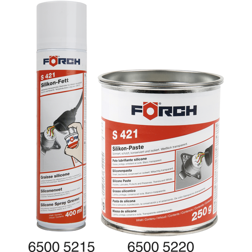 Spray/Pasta vaselina, Forch S421, de ungere cu silicon, gramaj 400 ml / 250 grame [1]