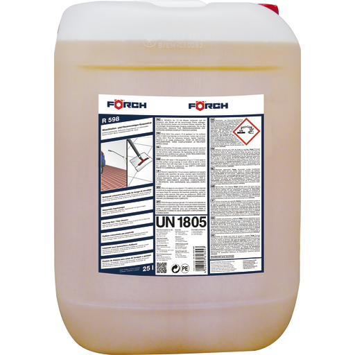 Solutie de curatat, Forch R598, pentru pardoseli industriale, gramaj 25 litri [1]