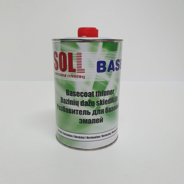 Diluant baza, Soll BC, pentru vopsea de baza 1K, cantitate 1 litru si 5 litri [3]